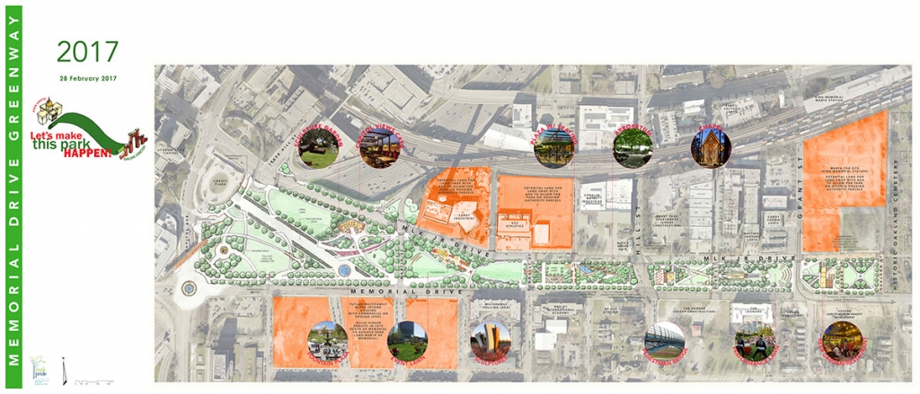 Memorial Drive Greenway Final Park Visioning Plan, 2017.