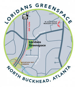 Minimap of Loridans Park location